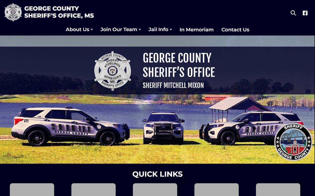 George County court records Sheriff Office web app